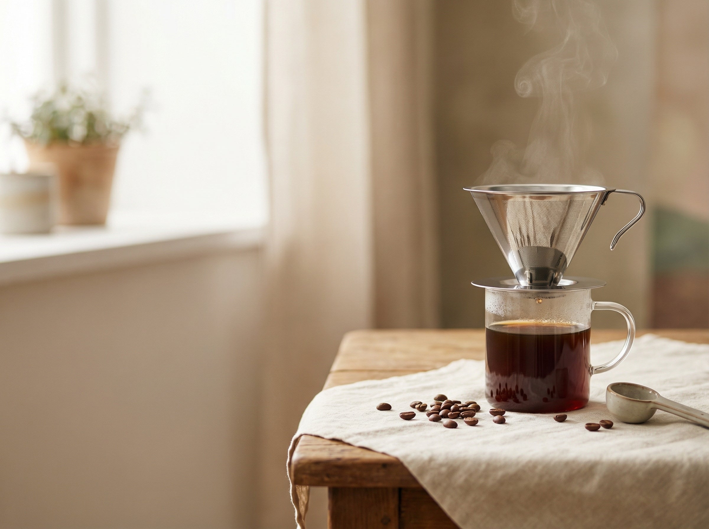 How a Reusable Coffee Dripper Saves You Money and Waste